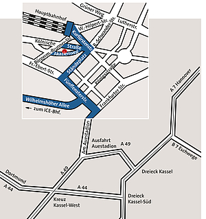 Skizze Sitz des Archivs des LWV Hessen Skizze Sitz des Archivs des LWV Hessen