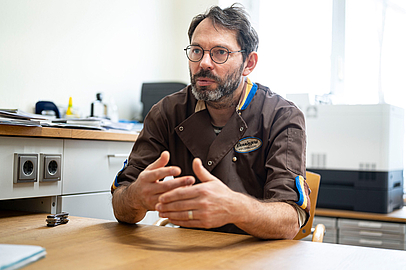 Chef Klaus Denninger: "Wir haben von Anfang an immer Unterstützung bekommen." treuen war für uns Chef Klaus Denninger