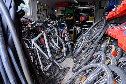 Angeboten wird auch eine Fahrradwerkstatt als Selbsthilfeprojekt