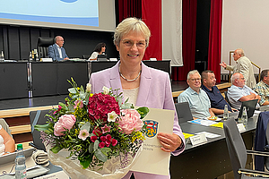 Claudia Ravensburg bei ihrer Amtseinführung