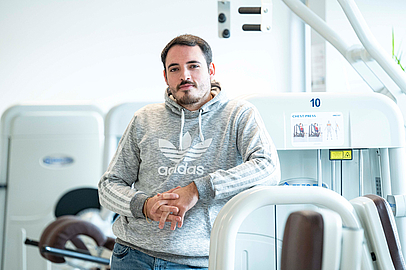 Auch Felix Schwieger ist als Arbeitgeber rundum zufrieden mit seinem behinderten Mitarbeiter. Felix Schwieger