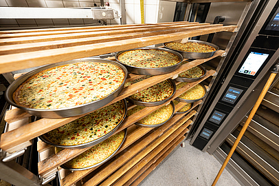 Das Ergebnis: deftige, knusprige Gemüsetartes Deftige, knusprige Gemüsetartes